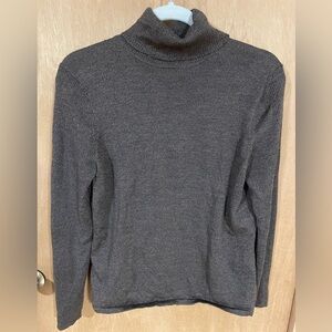#141- PURSUITS INC -fine Italian merino wool turtle neck sweater
